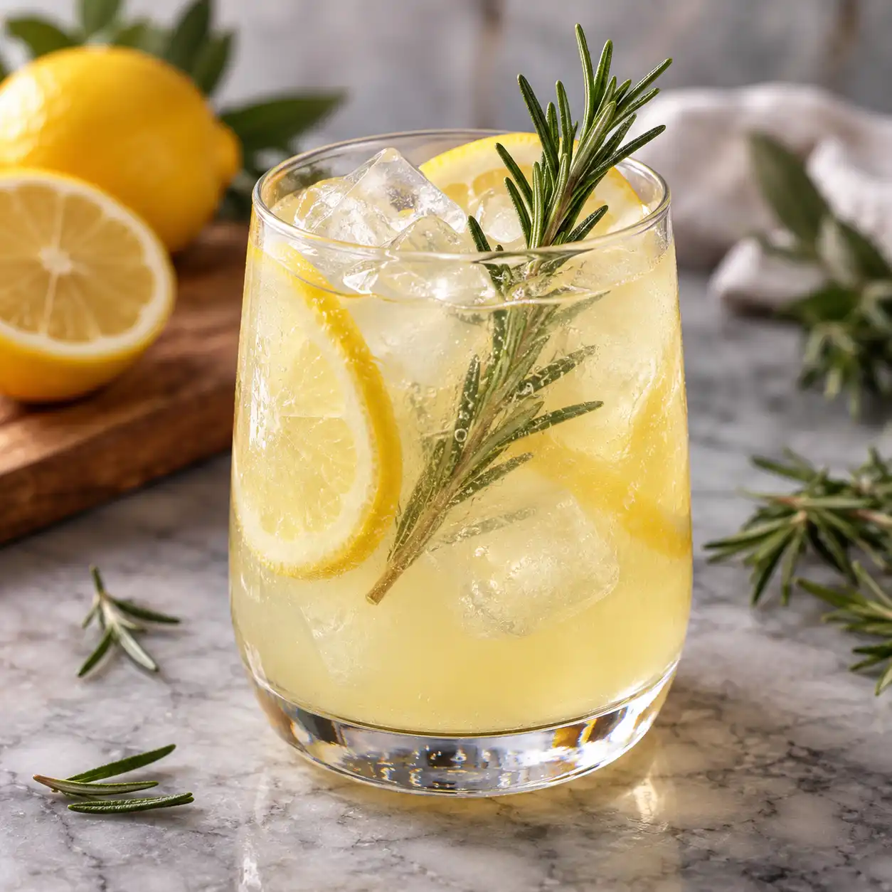 Hauslimonade – Zitrone und Rosmarin · 0,4 l