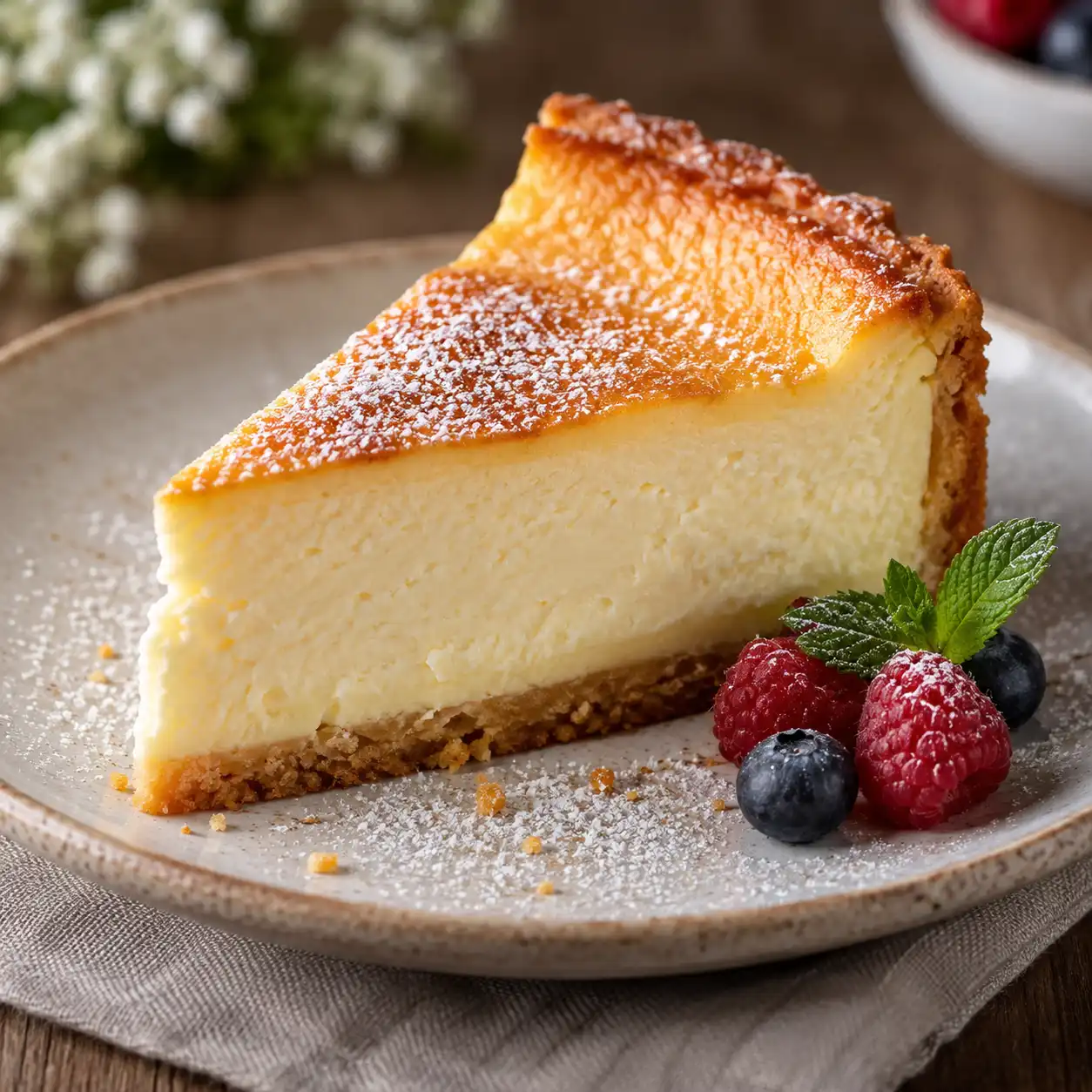 Käsekuchen – Cremiger Klassiker mit knusprigem Boden